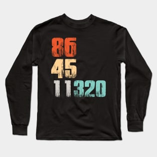 864511320 Election Vote Out Trump 2020 Funny Anti Trump Long Sleeve T-Shirt